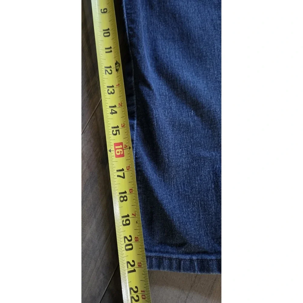 Michael Kors Dark Wash Cropped Blue Jeans Women Sz 8